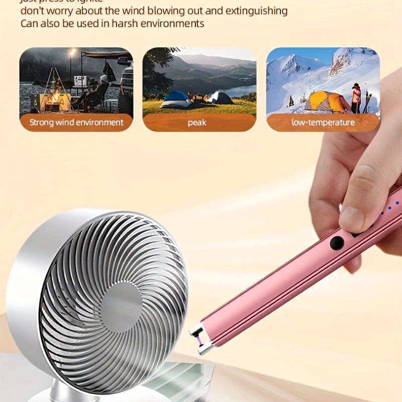 8\u002F12pcs New Aromatherapy Candles, Extended Gas Stove, Natural Gas Electronic Charging Igniter, Home Ignition Gun, Igniting Rod, Lighter