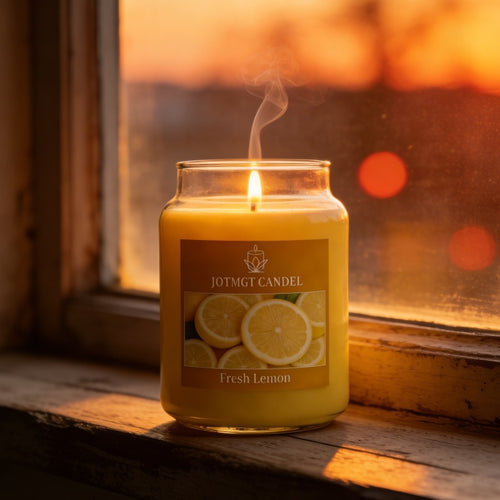 10.29 Ounce Lemon Fragrance Candle Set, Soy Wax Scented Candle, Long-lasting Burn, Delivers Fresh And Sweet Fragrance, Deodorizes Pets, Refreshes Mind And Spirit, Ideal Gift, Air Freshener