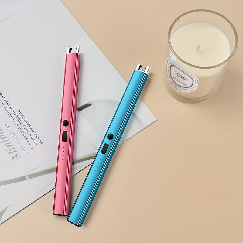 8\u002F12pcs New Aromatherapy Candles, Extended Gas Stove, Natural Gas Electronic Charging Igniter, Home Ignition Gun, Igniting Rod, Lighter