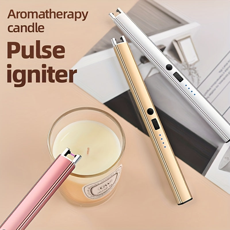 8\u002F12pcs New Aromatherapy Candles, Extended Gas Stove, Natural Gas Electronic Charging Igniter, Home Ignition Gun, Igniting Rod, Lighter