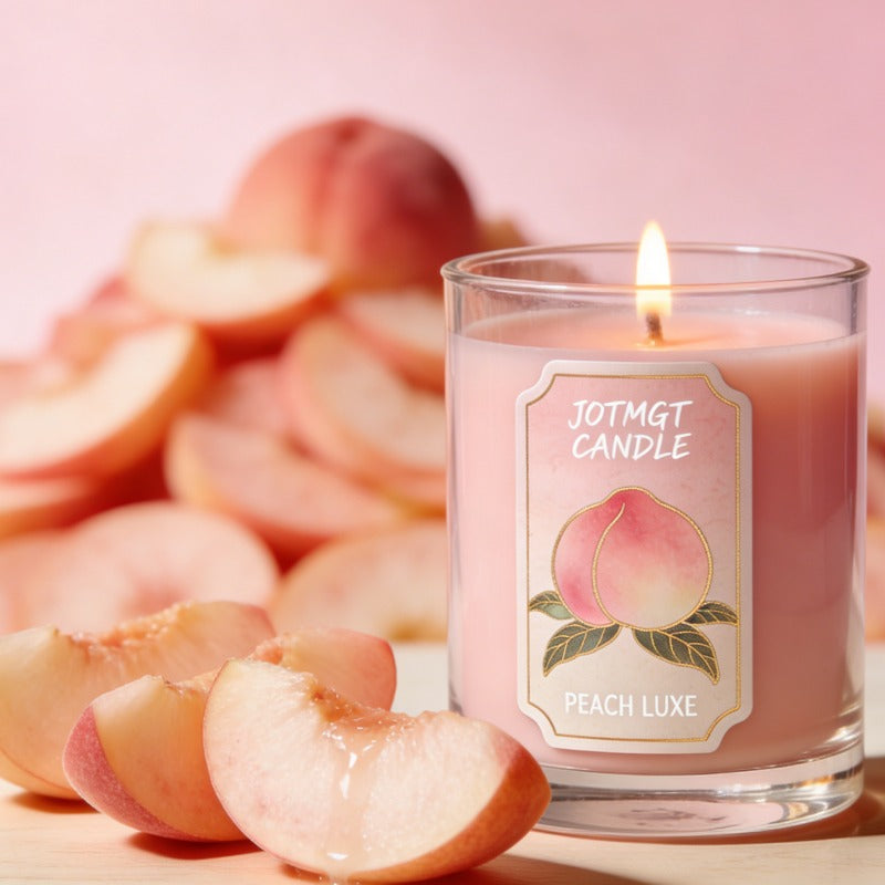 JOTMGT Large Capacity Fruit-Scented Soy Wax Candles, Each 12.35 Ounces, Burn for 50 Hours and Emit a Sweet Fragrance. Suitable for Bedrooms, Living Rooms, as Holiday Gifts, or as Ideal Presents.