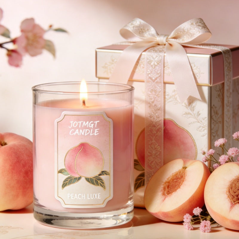 JOTMGT Large Capacity Fruit-Scented Soy Wax Candles, Each 12.35 Ounces, Burn for 50 Hours and Emit a Sweet Fragrance. Suitable for Bedrooms, Living Rooms, as Holiday Gifts, or as Ideal Presents.