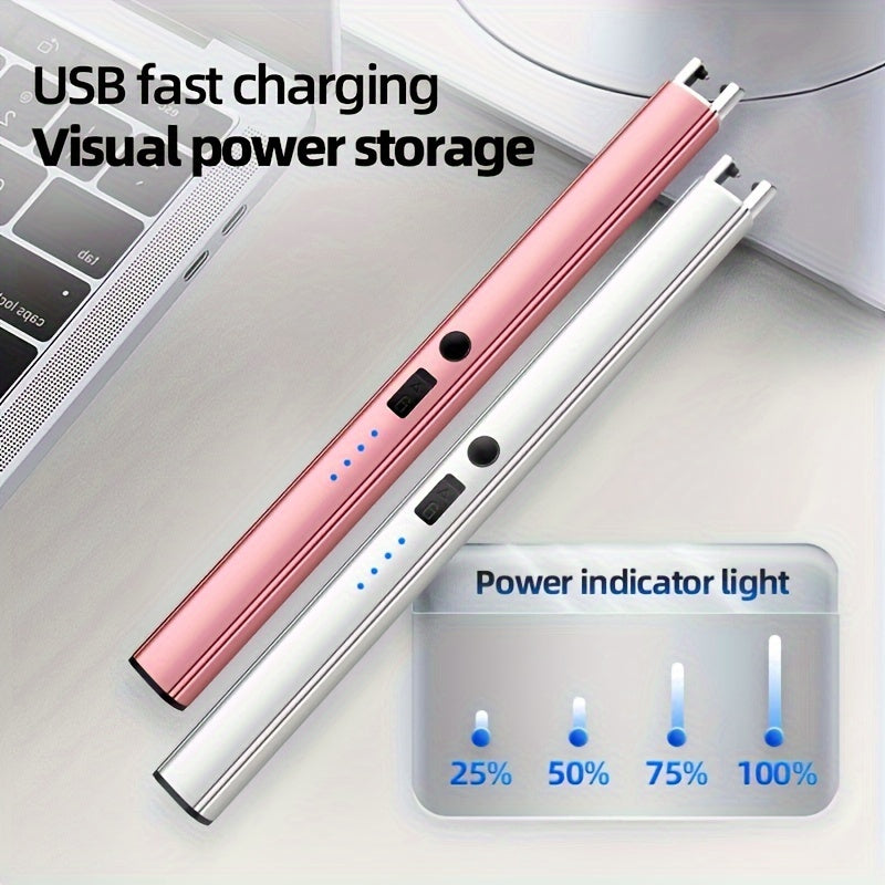 8\u002F12pcs New Aromatherapy Candles, Extended Gas Stove, Natural Gas Electronic Charging Igniter, Home Ignition Gun, Igniting Rod, Lighter