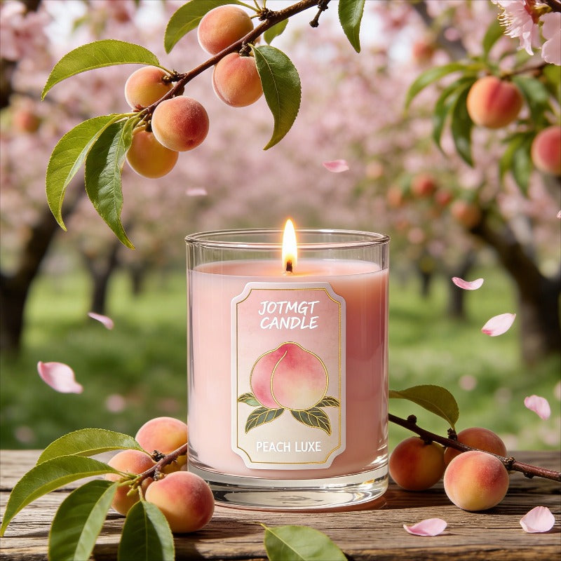 JOTMGT Large Capacity Fruit-Scented Soy Wax Candles, Each 12.35 Ounces, Burn for 50 Hours and Emit a Sweet Fragrance. Suitable for Bedrooms, Living Rooms, as Holiday Gifts, or as Ideal Presents.