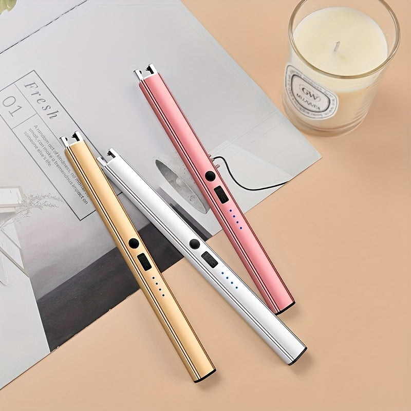 8\u002F12pcs New Aromatherapy Candles, Extended Gas Stove, Natural Gas Electronic Charging Igniter, Home Ignition Gun, Igniting Rod, Lighter