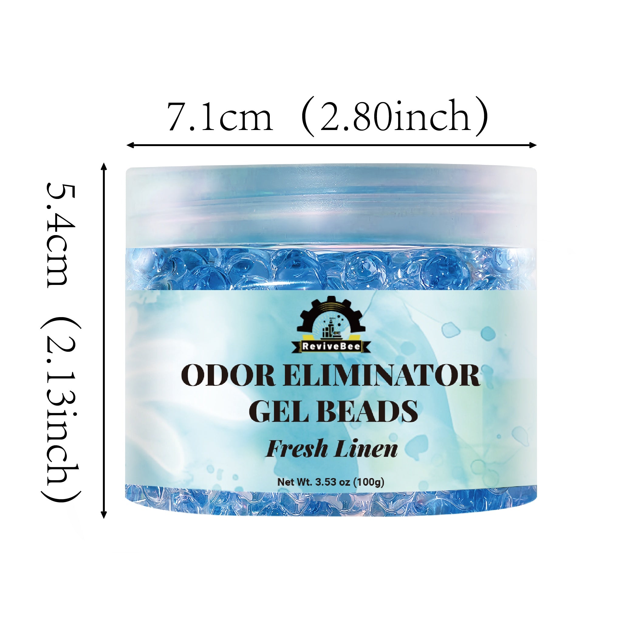 5 Pack - 3.53 Oz Deodorizing Gel Beads, Super Odor Absorbing Beads for Home, Car Or Gym, Eliminate Smoke, Pet And Bathroom Odors, for Long Lasting, Fresh Linen Scent, Black Friday Deal