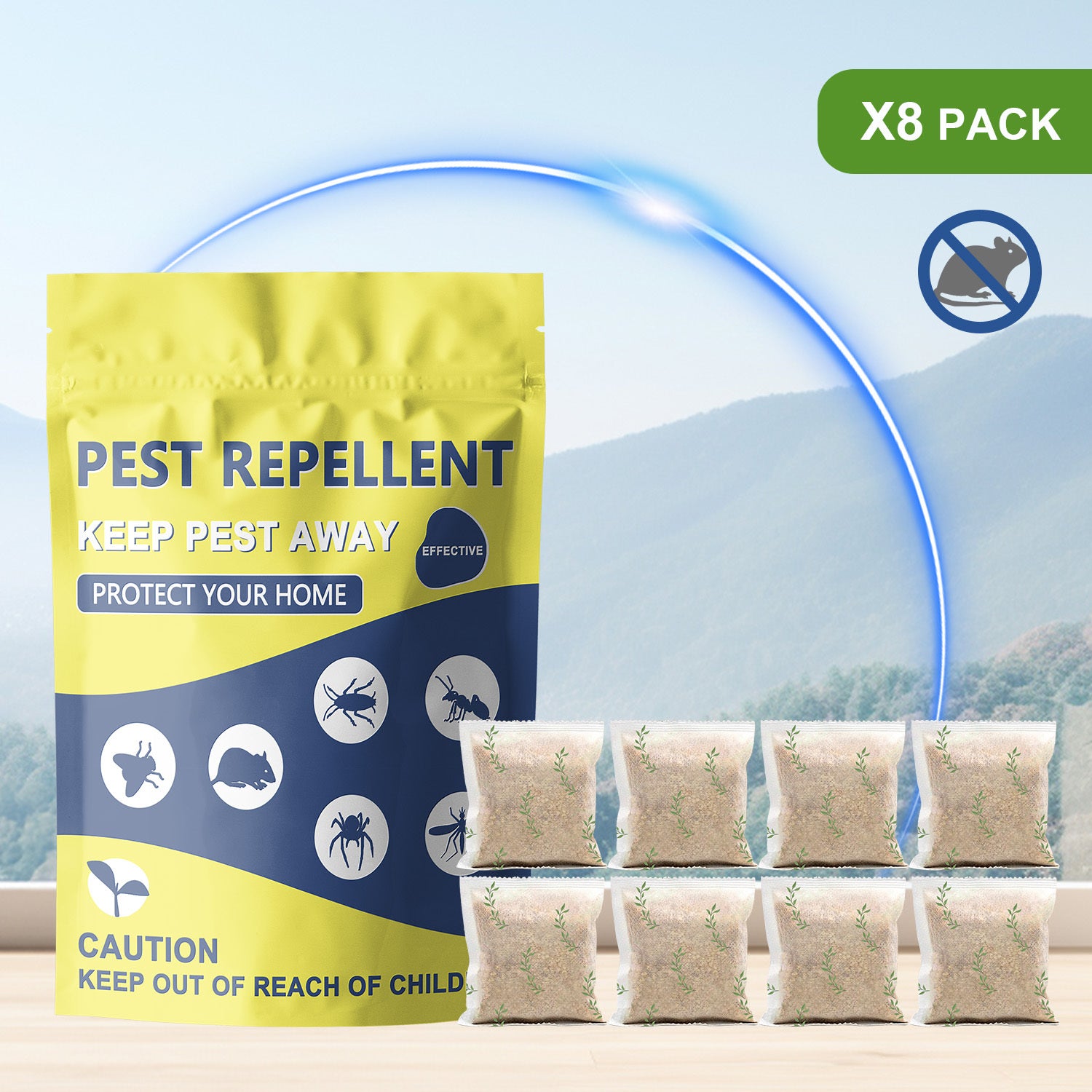 Pest Control Ball Repellent .8\u002F10balls, Rodent Repellent, Mouse Repellents, Peppermint Oil to Repel Mice and Rats, Rat Deterrent, Repel Mosquito, Roach, Ant, Rodent, Spider, Moths & Other Pest Repellent